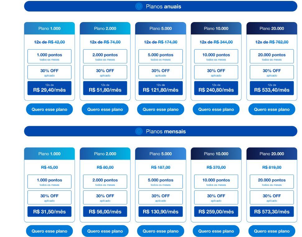 Azul transferência BRB
