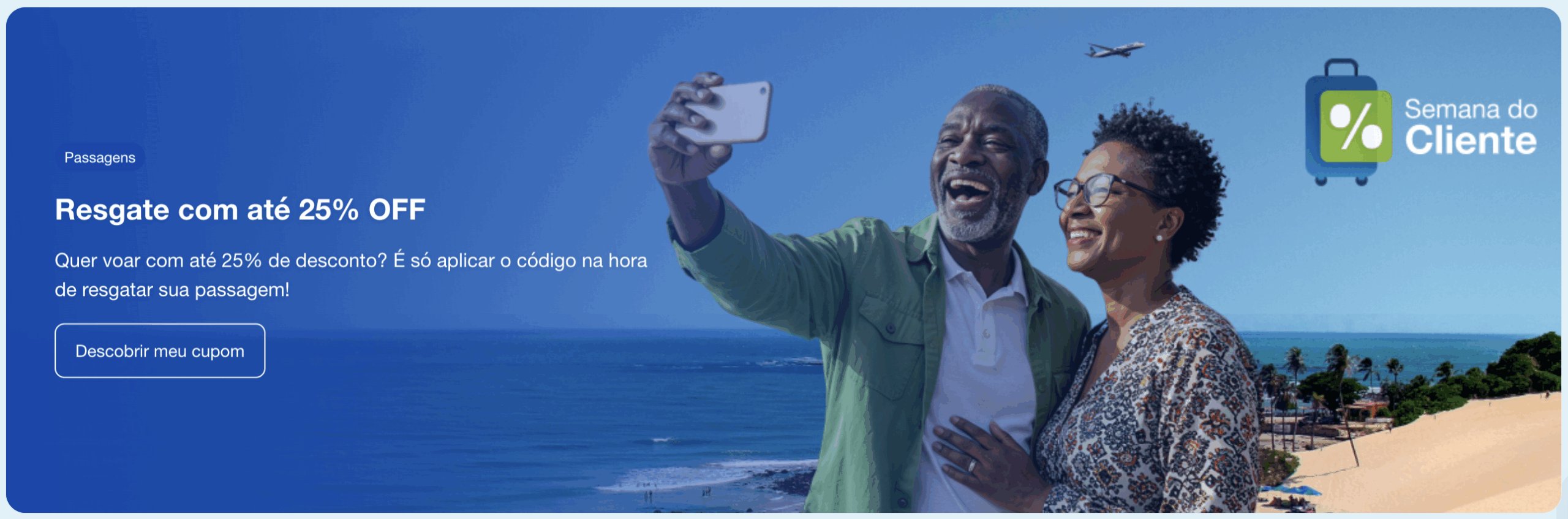 Azul Desconto