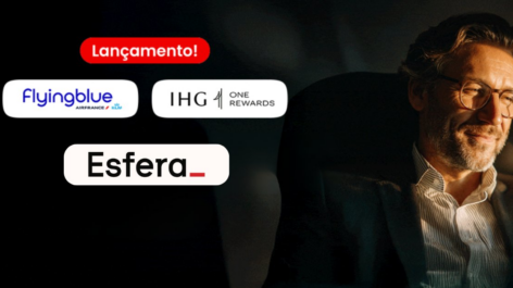 Esfera anuncia parceria com o Flying Blue e IHG One Rewards