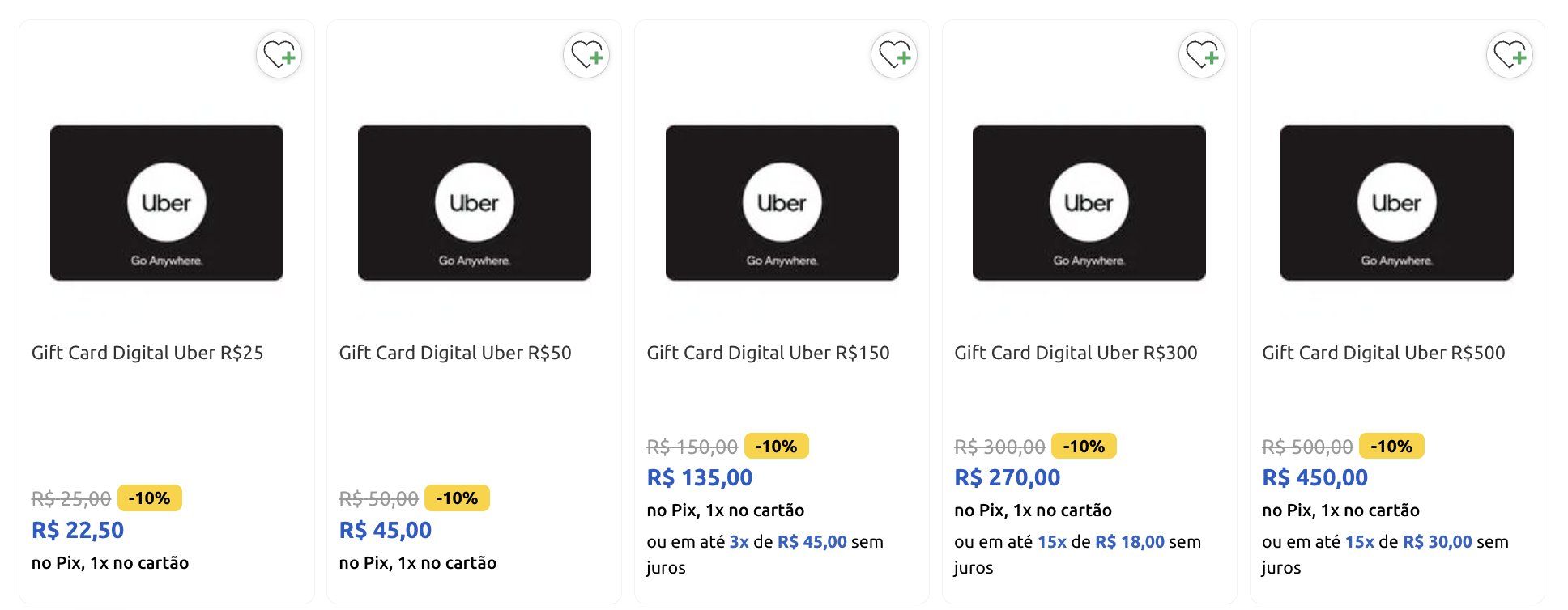 Uber Livelo 