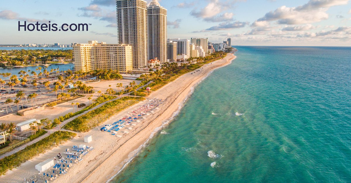 Hotéis em Miami com até 30% de desconto + 8% off com nosso cupom exclusivo da Hoteis.com