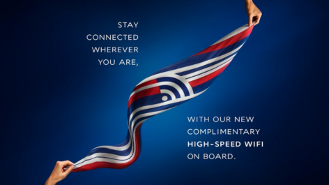Air France estreia Wi-Fi gratuito de alta velocidade em sua frota