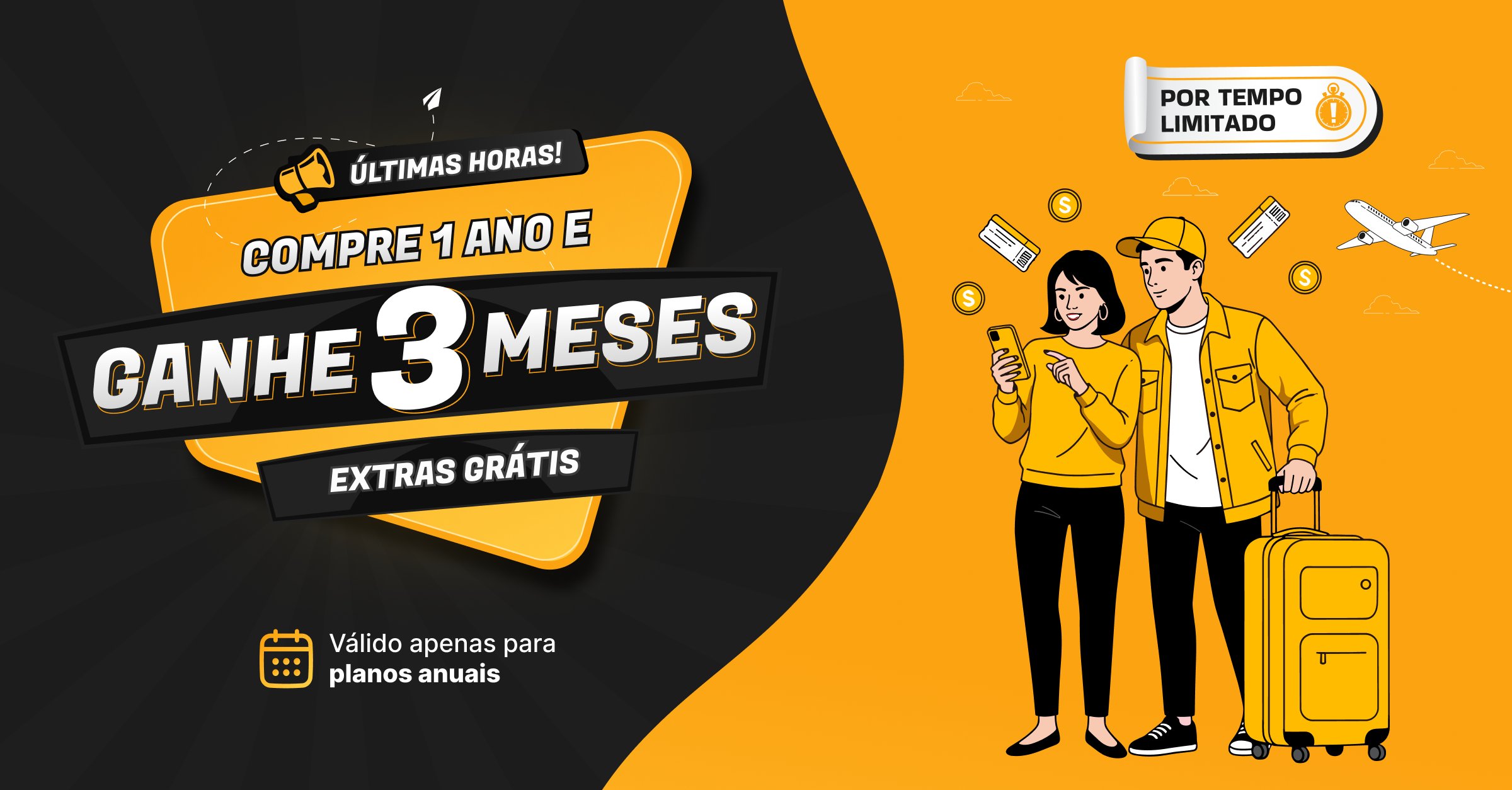 ÚLTIMAS HORAS! Ganhe 3 Meses Grátis nos Alertas de Viagem do PP (NÃO vai ser mais prorrogado!)
