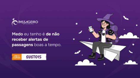 Halloween do PP! Aproveite 15% OFF nos Alertas de Viagem