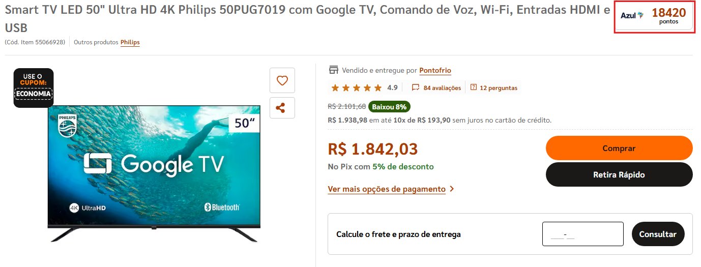 Azul Pontofrio