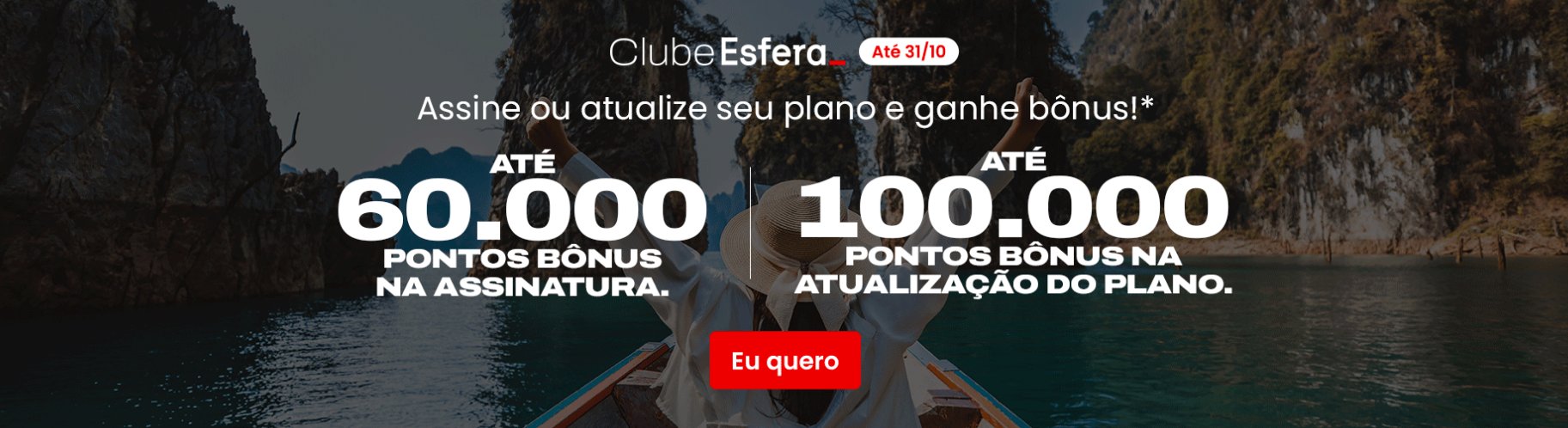 Adesão upgrade Clube Esfera