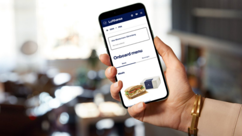 Lufthansa apresenta novo serviço que permite escolher e reservar refeições antes do voo