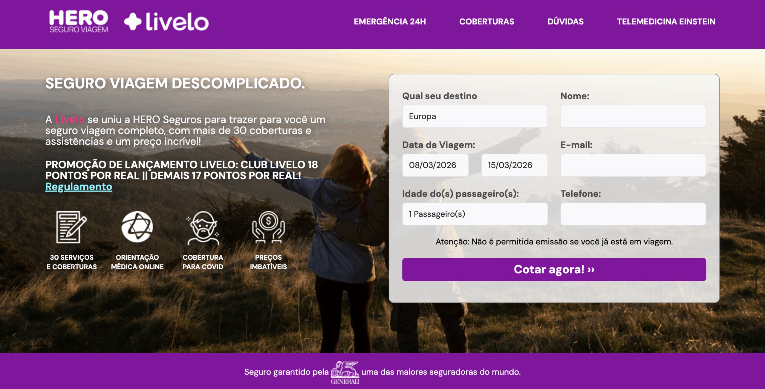 HERO Seguro Viagem