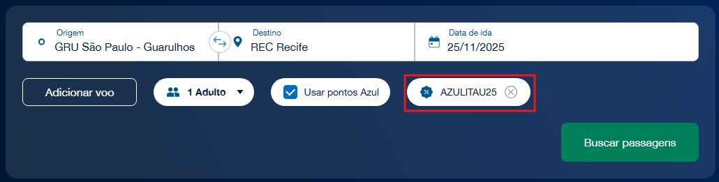 Azul Desconto Cartões