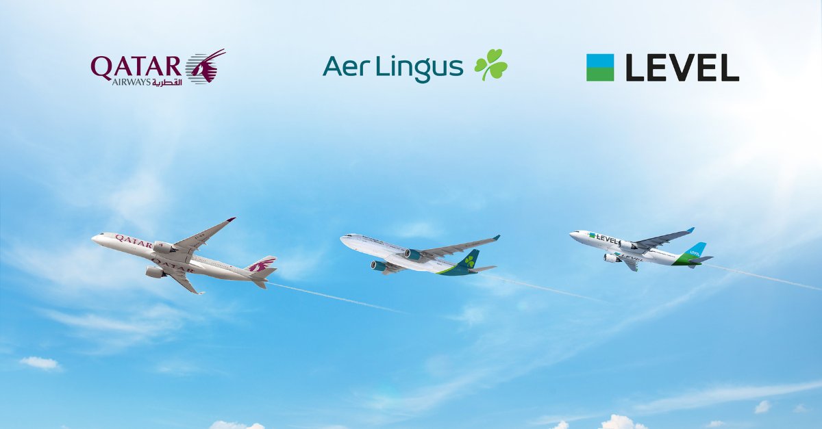 Qatar Airways Aer Lingus LEVEL
