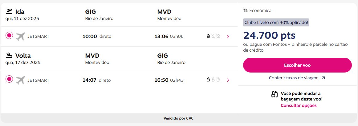 Livelo Uruguai